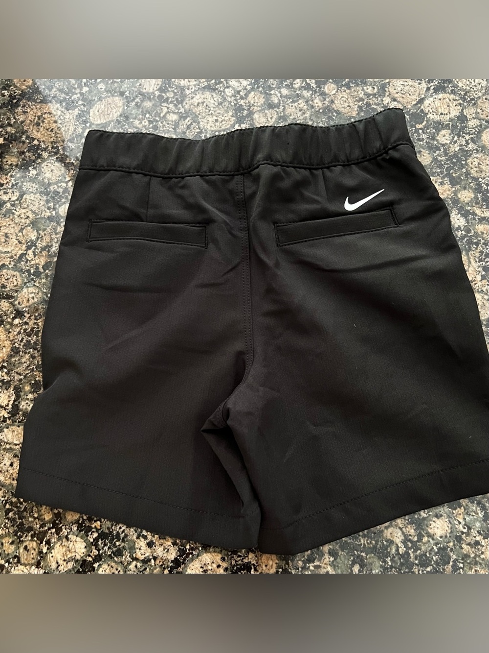 Nike White Dri-FIT Polo with Black Swoosh - Kids - Picture 7 of 7